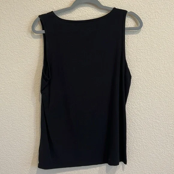 Coolibar Morada UPF 50+ tank top cotton/bamboo/elastane, black medium - Picture 4 of 4